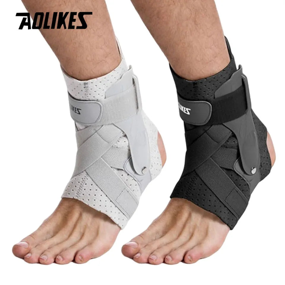 AOLIKES 1PCS Sports Ankle Brace Compression Sleeve for Ankle Sprains,