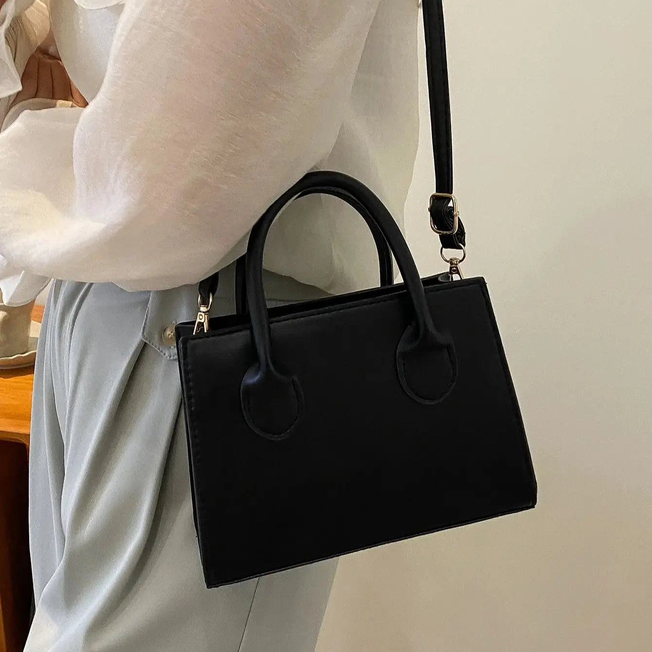 PU Leather Casual Crossbody Bags for Women Ladies Luxury Designer Tote