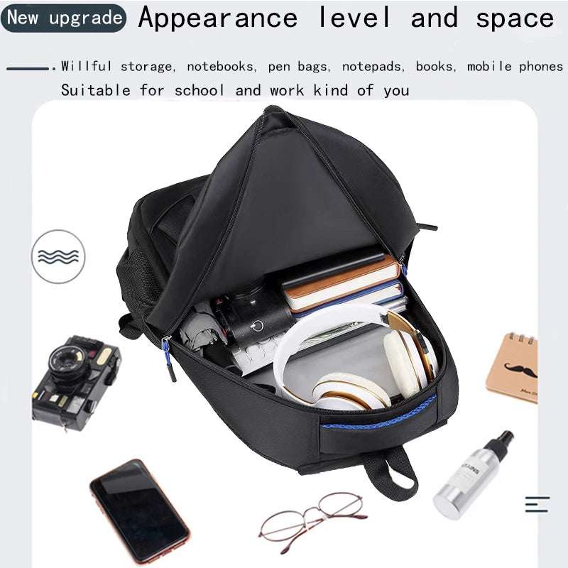 Professional Cubic Backpack - Structured Business Bag with