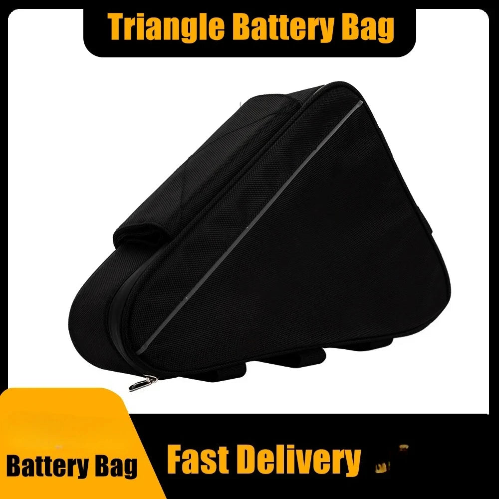 battery bag for electric bicycle, 36v, 48v, 60v, 72v, e-bike,