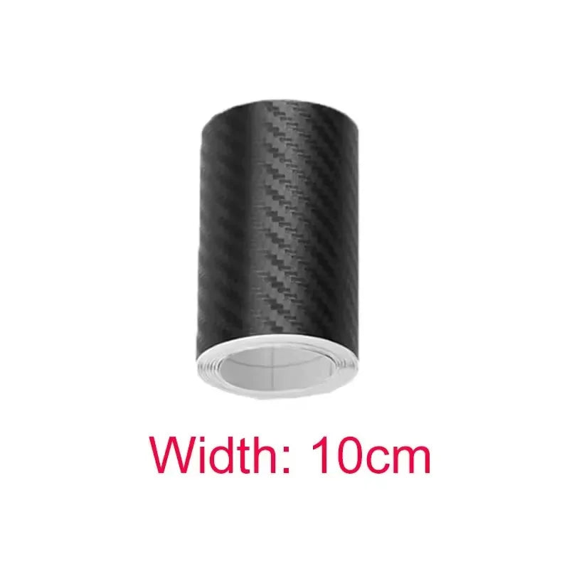 3D Carbon Fiber Car Sticker Paste Protector Strip DIY Automotive