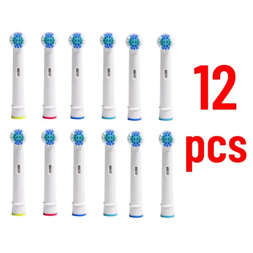 8pcs/12pcs Toothbrush Head Soft Hair Ultrasonic Whitening Electric