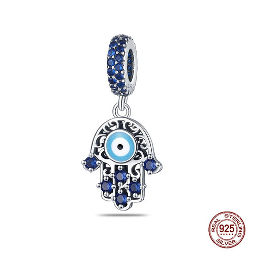 925 Sterling Silver Chameleon Luminous Firefly Butterfly Charms Beads