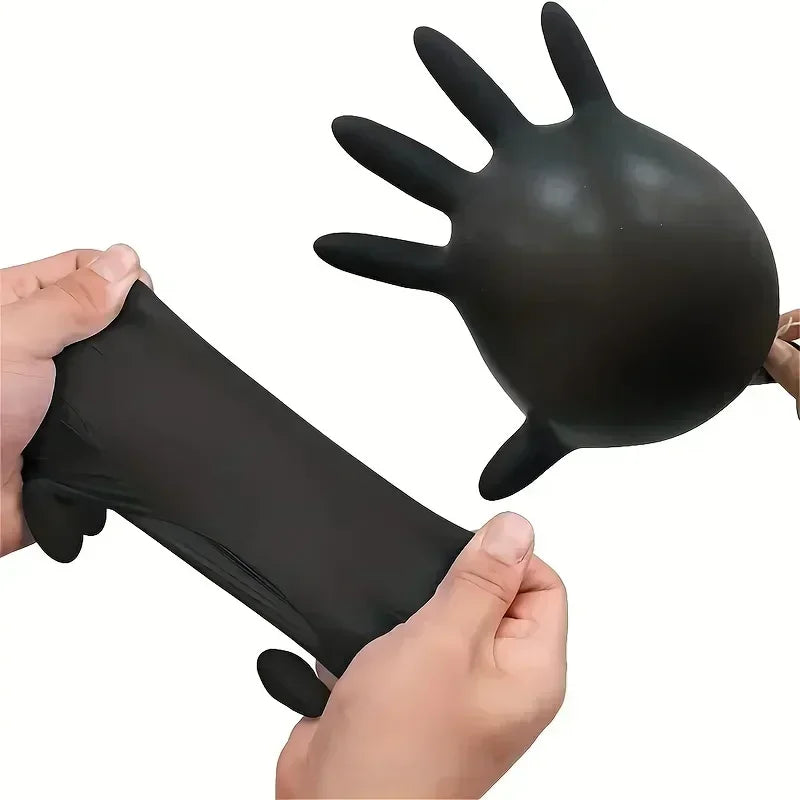 Black Xl Latex Gloves Pvc Gloves Disposable Nitrile Gloves Housework