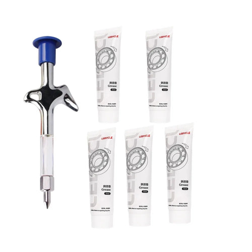 Bicycle Aluminum Grease Gun Aluminum Alloy MTB Bike Ball Bearing Hub