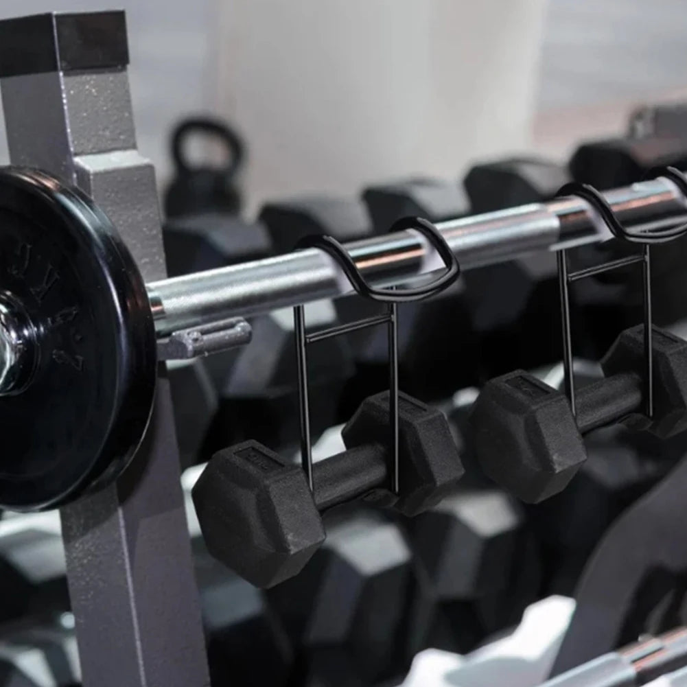 2pcs Dumbbell Spotter Hooks 250 lbs Load Capacity Heavy Duty Dumbbell
