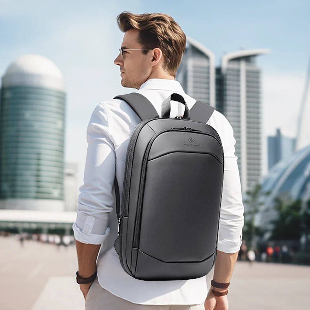 HcanKcan Men's Expandable Backpack Multifunction 17.3inch Laptop Bag