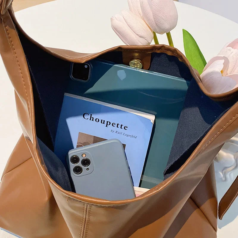 New Tote bag hand bill of lading shoulder women's bag retro simple