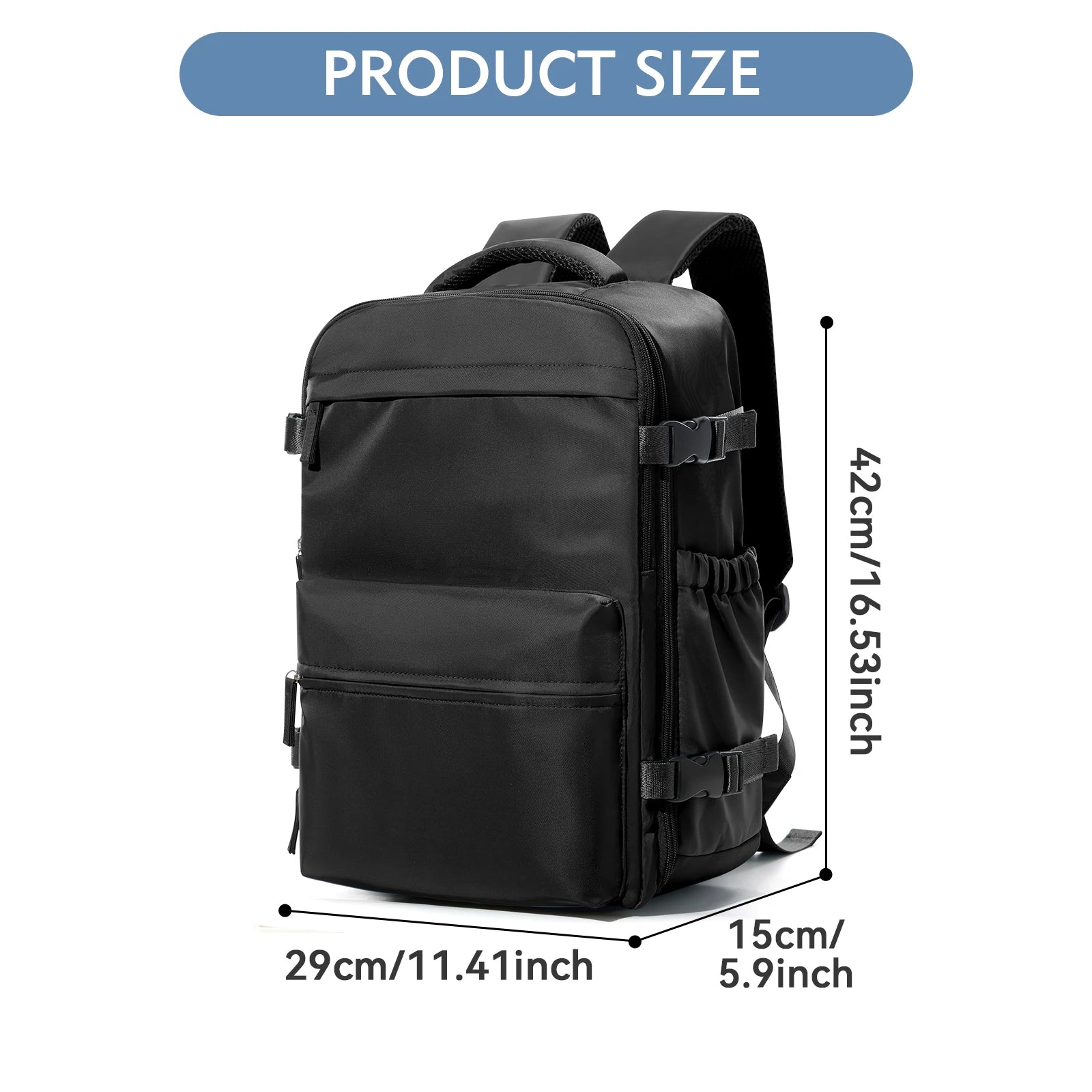 Vacuum Backpack Travel Bag for Men Large Capacity airback Backpack
