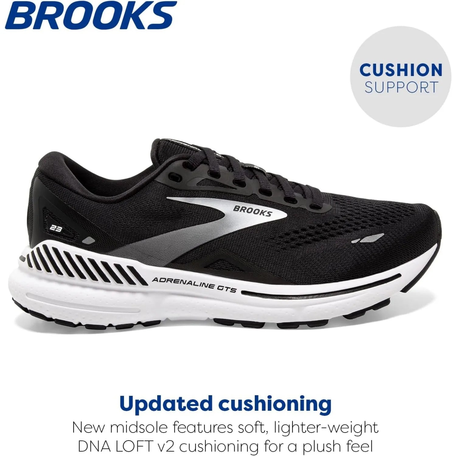 Brooks Men’s Adrenaline GTS 23 Provides A Comfortable Fit And