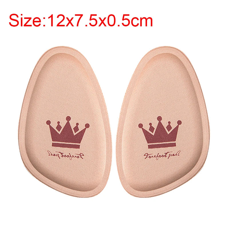 Women Forefoot Pad Pain Relief Insert Half Size Insoles Non-slip