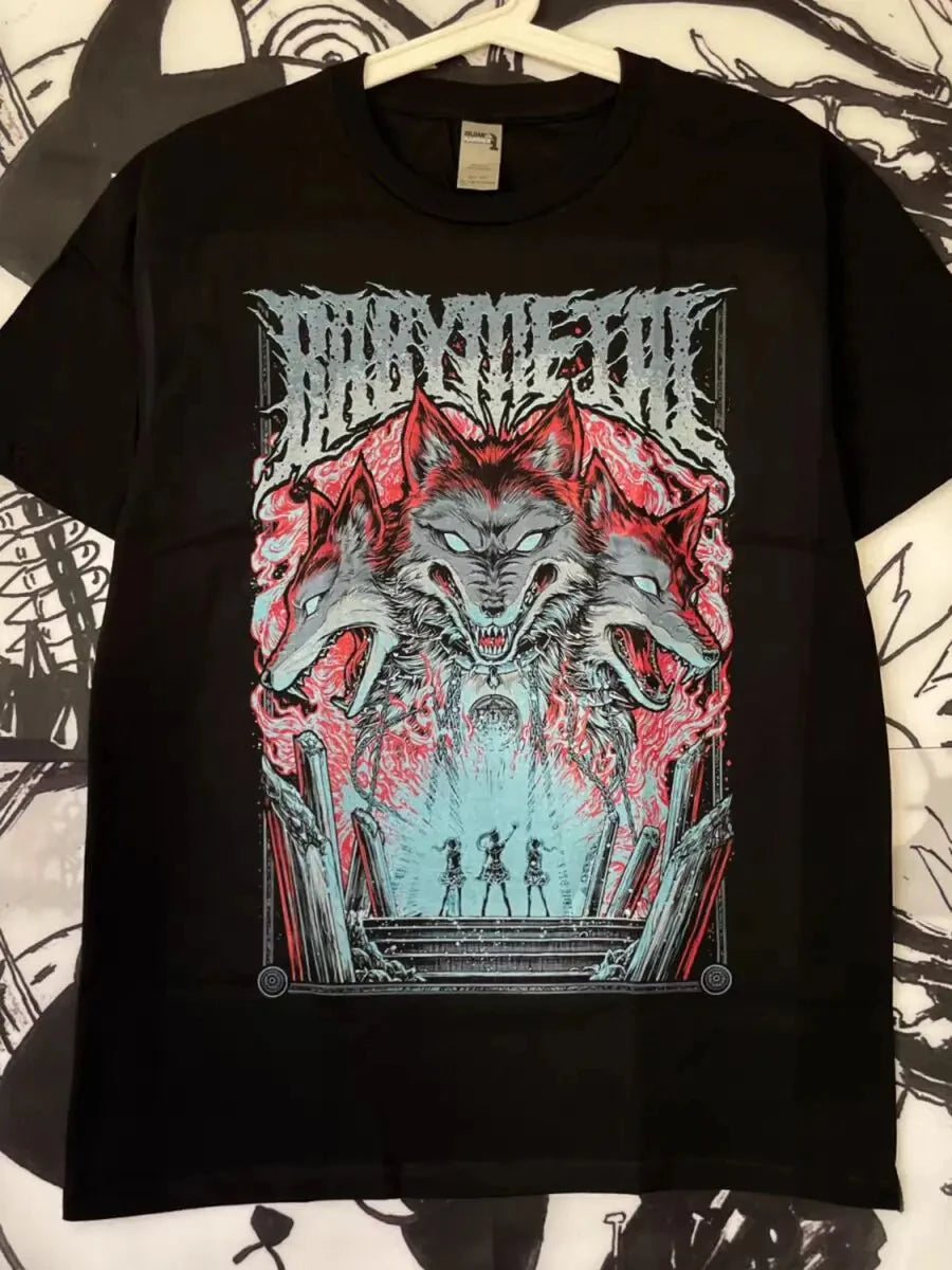 Babymetal Japan Band T Shirt Men Women's Hip-hop Rock Band Casual
