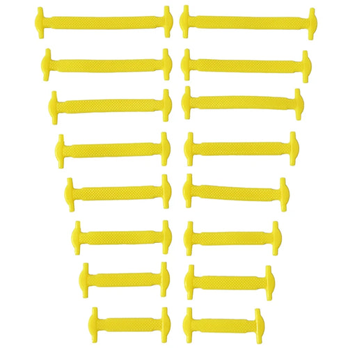 16pcs/lot Silicone Shoelaces No Tie Shoelaces 12 colors Elastic Lace