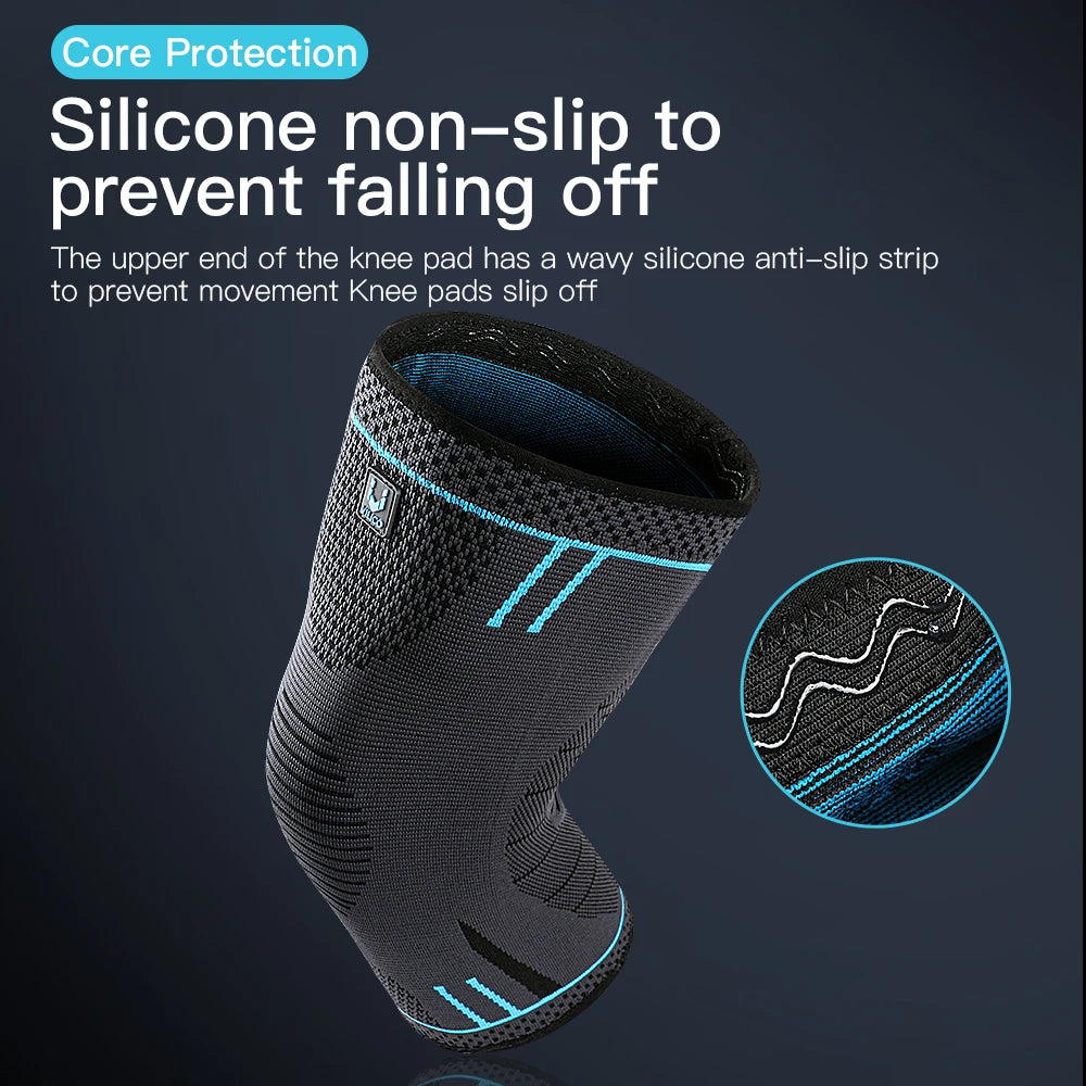 1 Pcs Compression Knee Support Sleeve Elastic Breathable Knee Pads