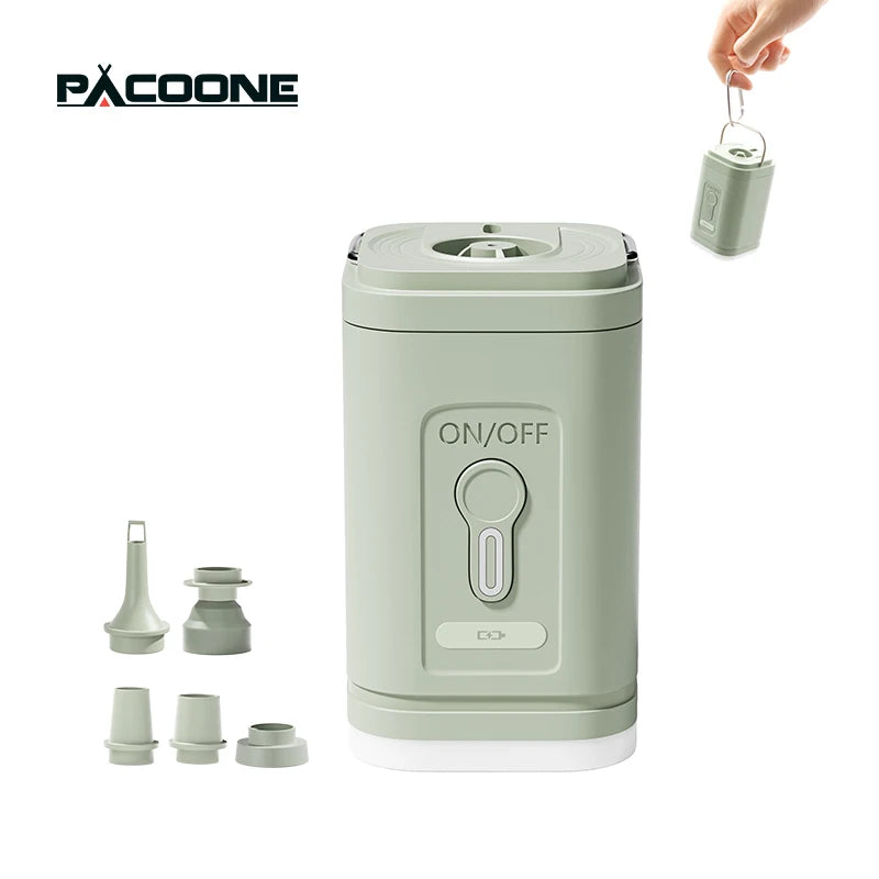 3 in 1 Electric Air Pump with Lights Mini Wireless Air Compressor USB