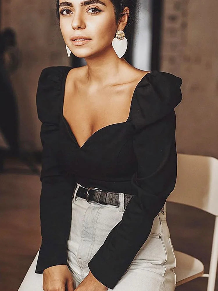Special Offer Hot Sale Korean2019 autumn solid color vintage new women