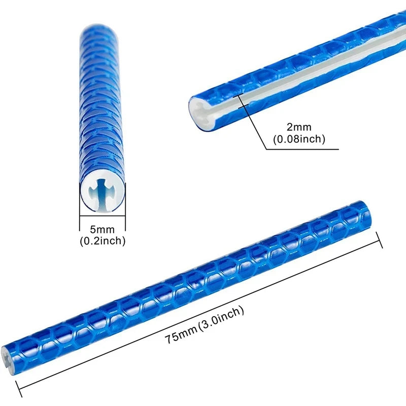 12PCS/Bag Bicycle Wheel Spokes Reflective Sticker Tube Strip Warning
