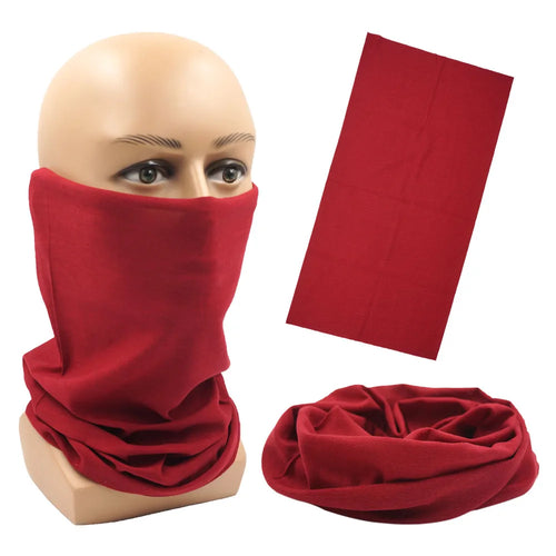Outdoor Magic Bandana Solid Neon Color Cycling Hiking Scarves Headband