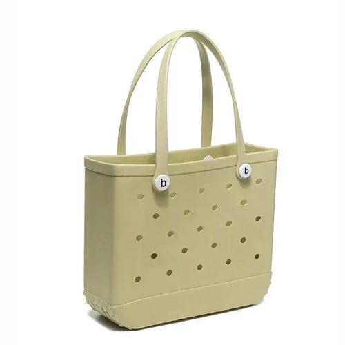 M/L/XL Beach Bag Fashion EVA Waterproof Rubber Picnic Storage Basket