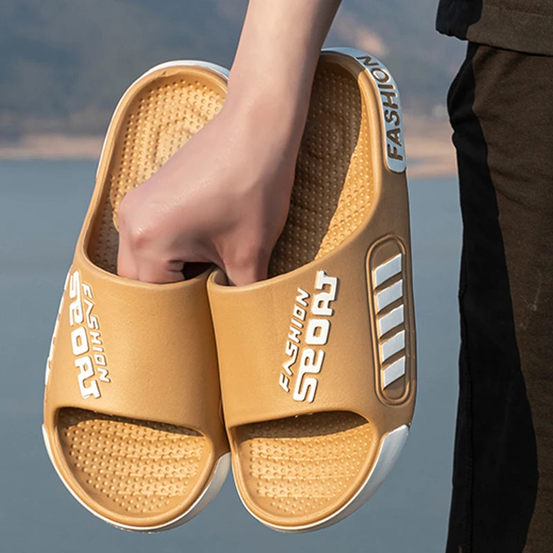Fashion Men's Summer Slippers Anti-slip EVA Soft Sole Slipper Outdoor