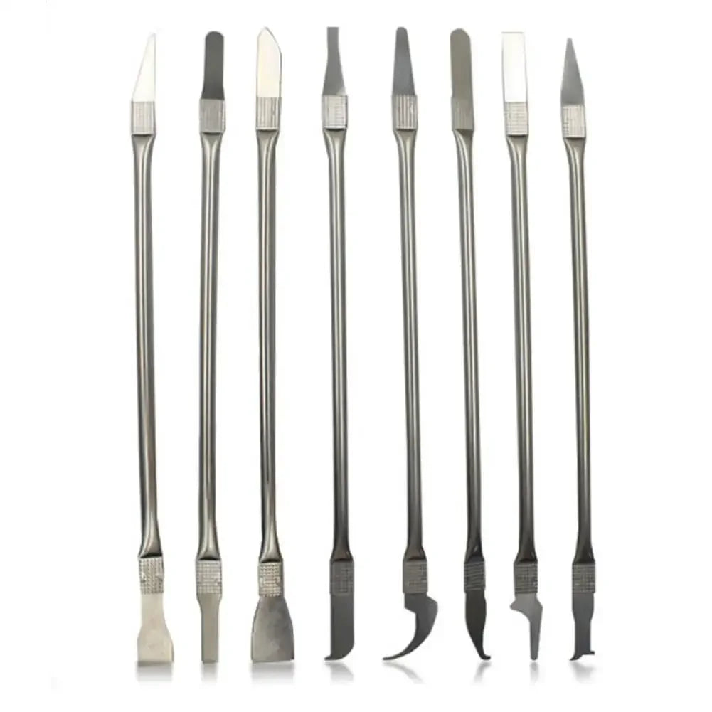 8pcs CPU IC Glue Remover Phone Repair Tool C Chip Repair Thin Blades