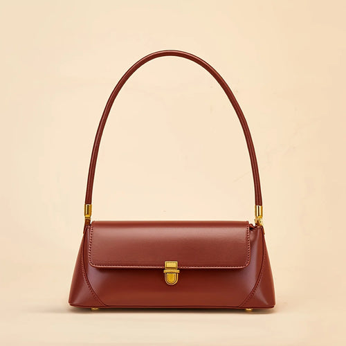 Women's Bag High Feeling Fashion Style PU Material Shoulder Bag Retro