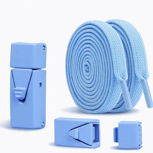 1/2 Pair 2025 No Tie Shoe Lace Press Lock Insert Fixed Shoelaces