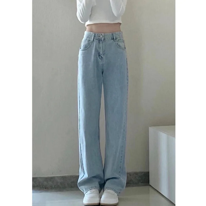 Spring And Summer New High Waisted Slim Jeans For Women Niche Casual