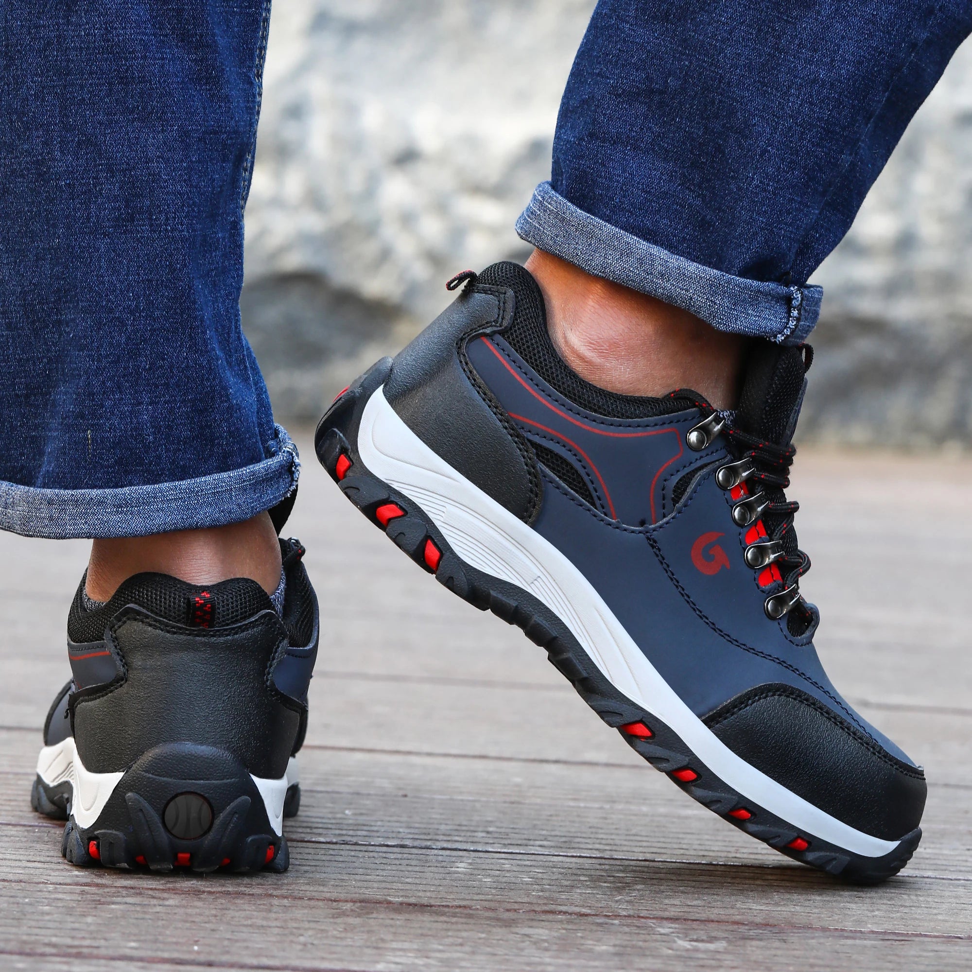Steel Toe Cap Shoes For Men Work Boots Puncture-Proof Work Safety
