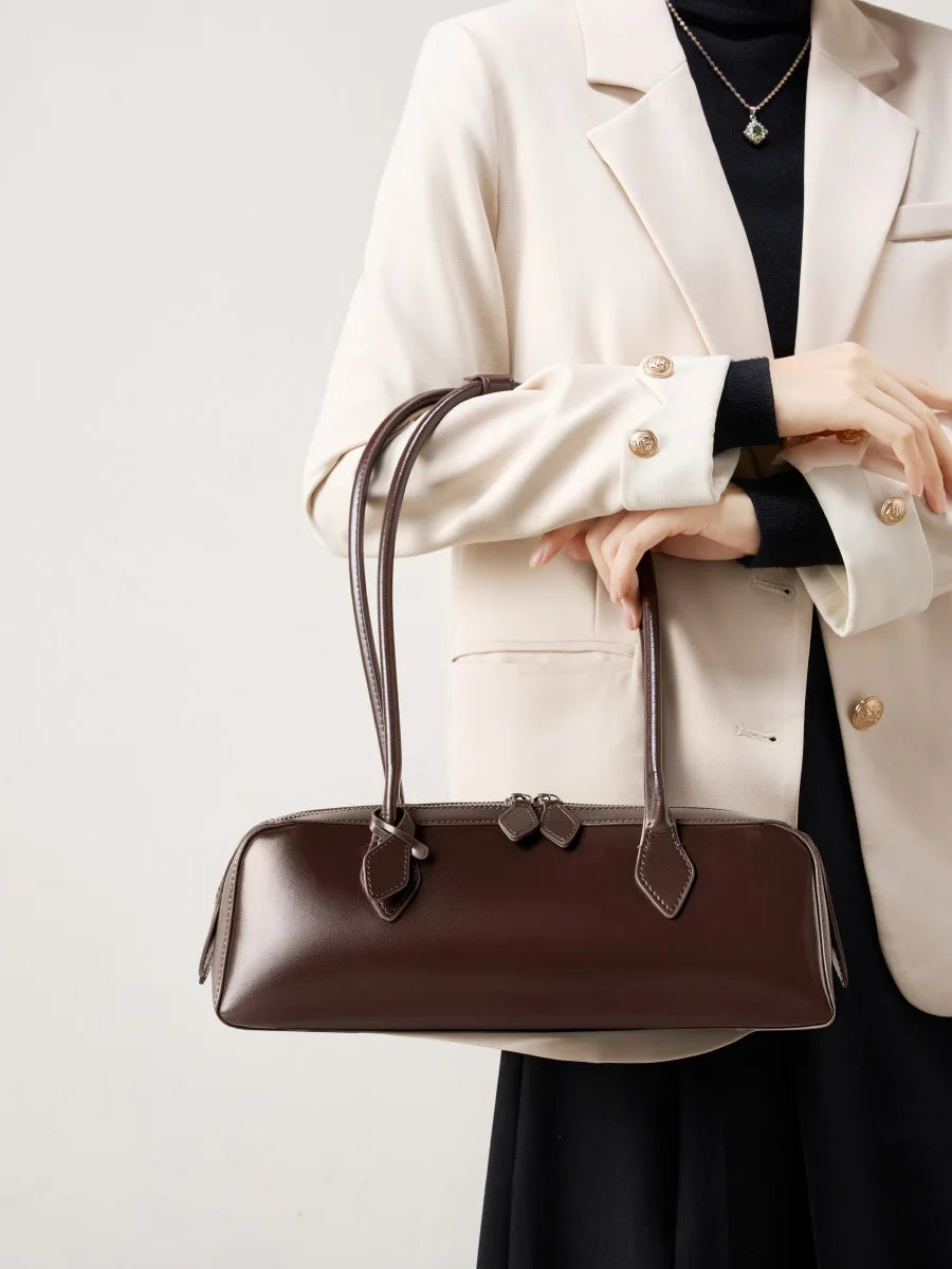 2025 New Genuine Leather Women's Shoulder Bag luxury Cowhide ladies