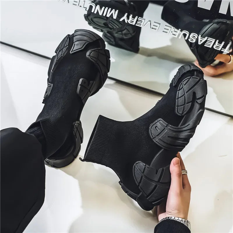 Outdoor Men Casual Boots Designer Soft Sneakers Winter Breathable