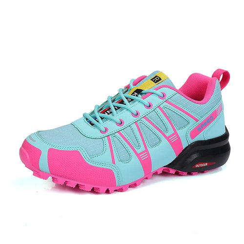 Men‘s Waterproof Hiking Shoes Outdoor Trainers Lace-up Climbing Shoes