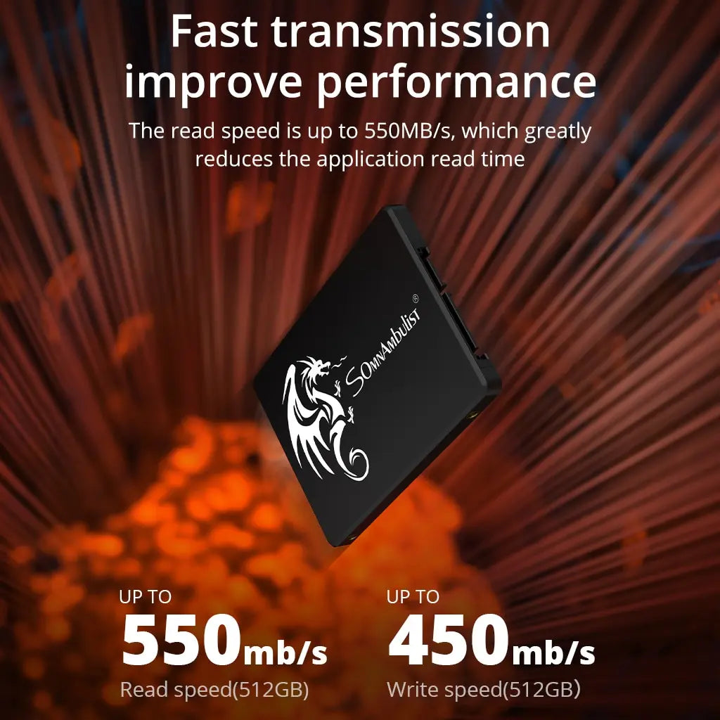 SomnAmbulist SSD 120GB 240GB 480GB 960GB Internal Sata3 Solid State