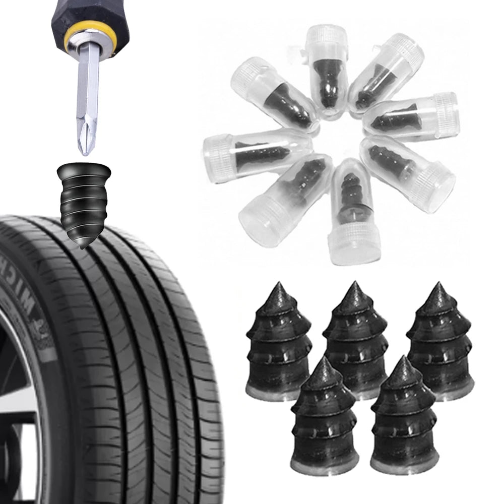 10/20/30pcs Car Vacuum Tyre Repair Nail Set Motorcycle Tire Puncture