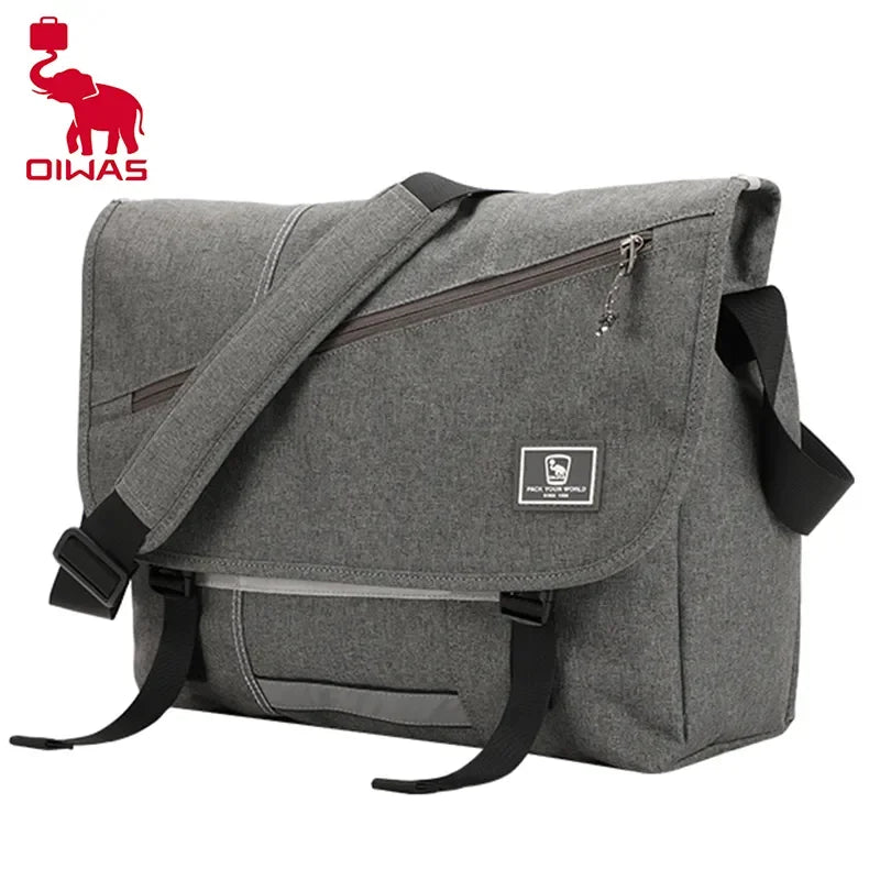 OIWAS 15 Inch Laptop Men Messenger Bag Fashion Travel Sling Shoulder