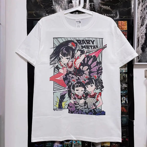 Babymetal Japan Band T Shirt Men Women's Hip-hop Rock Band Casual