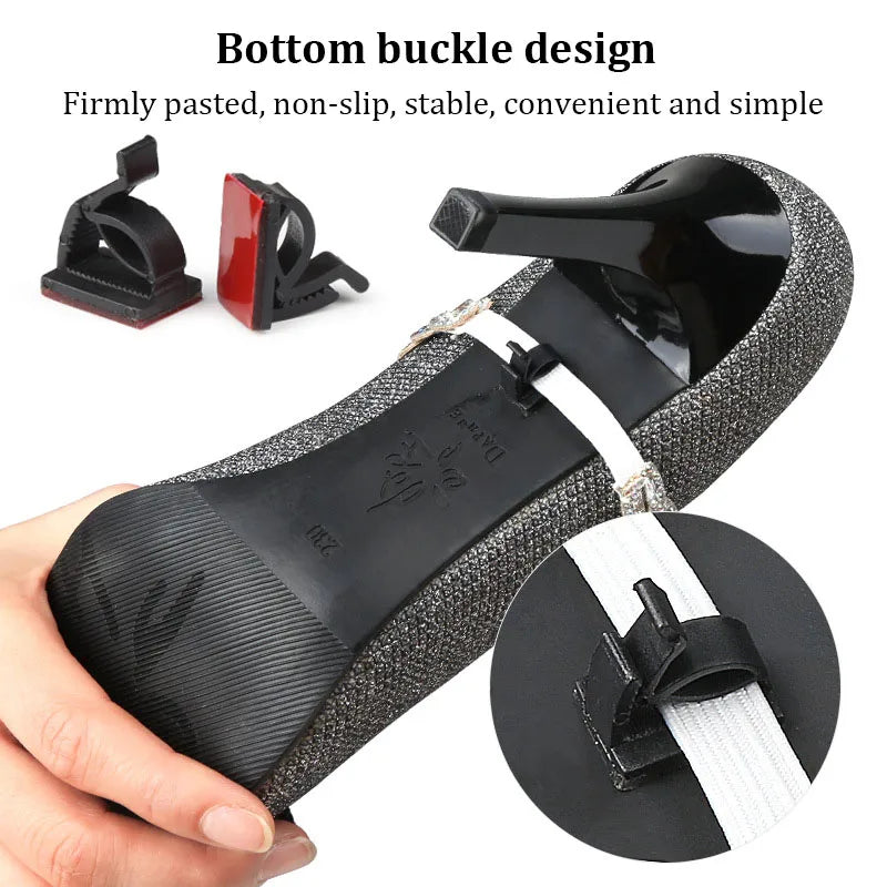 Women Shoelaces for High Heels Adjustable Ankle Shoe Belt Holding