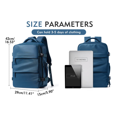 Waterproof Backpacks Travel Backpack Airplane Cabin 45x36x20 Easyjet