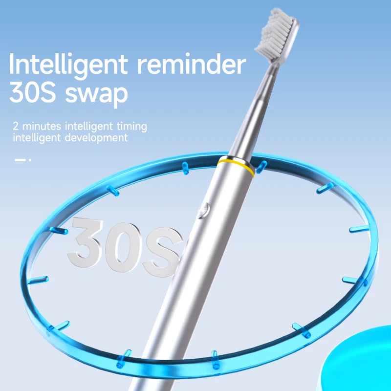 Electric Toothbrush Mental Thin Brush Body Specially for Women Pure