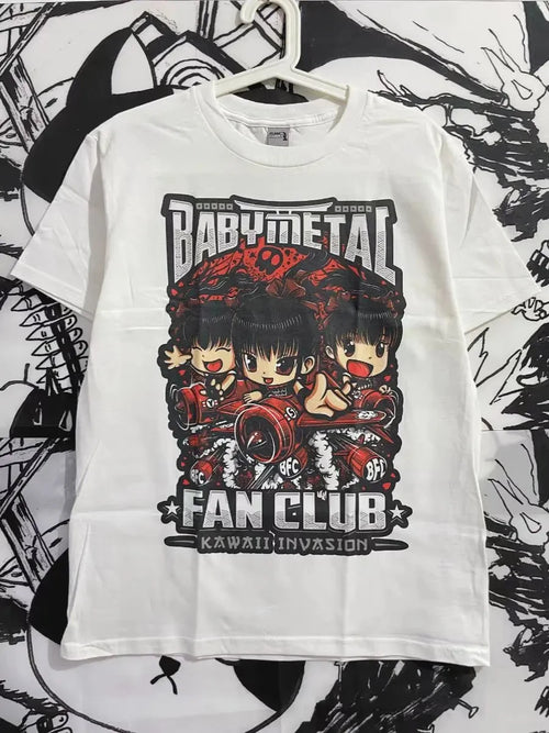 Babymetal Japan Band T Shirt Men Women's Hip-hop Rock Band Casual