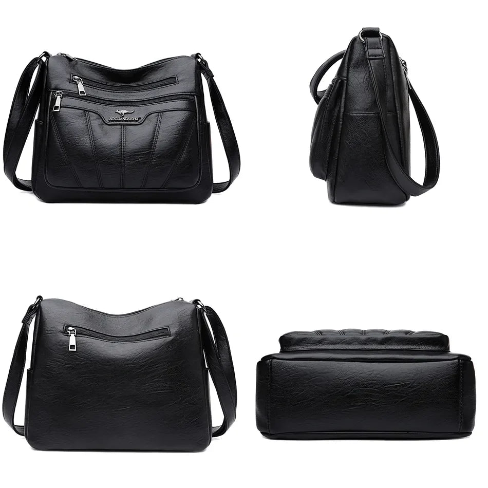 Soft Leather Women Bag Branded Designer Ladies Handbag Purses 2023