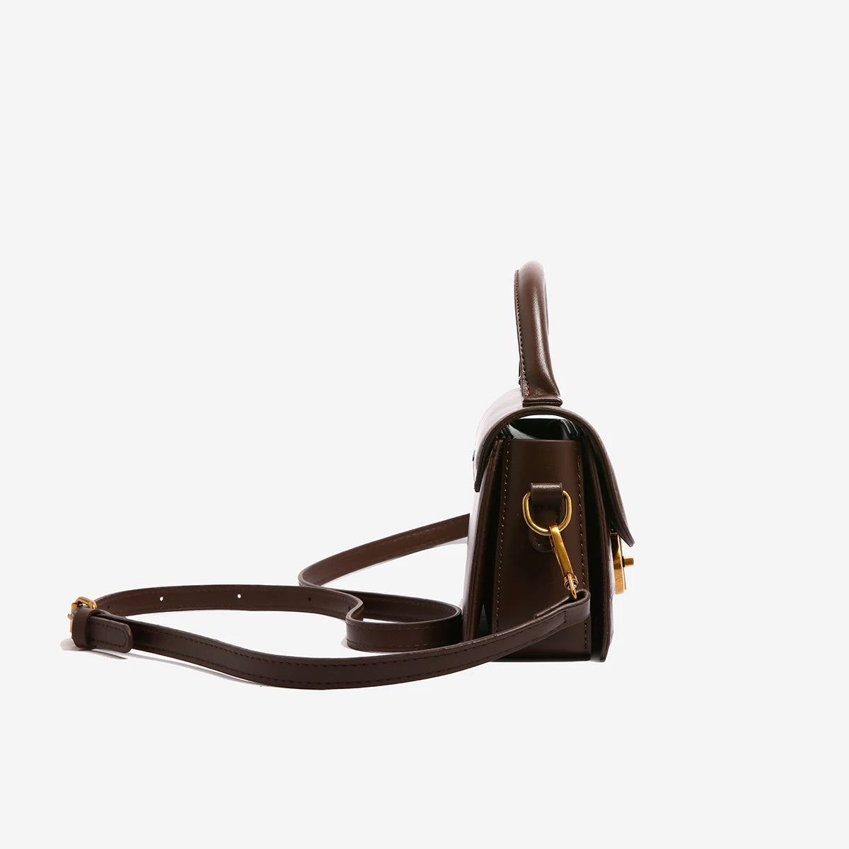 Small Leather Armpit Bags for Women, Chain Shoulder, Crossbody Bag,
