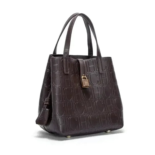 Embossed Ladies Crossbody Bag Letter Printing Design Ladies Handbag