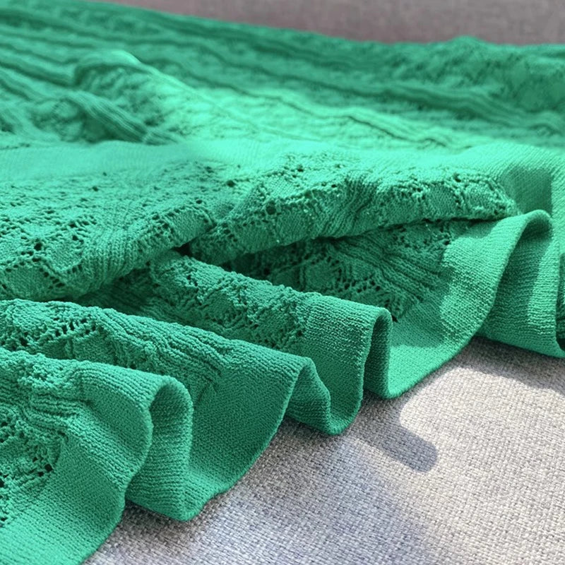 YuooMuoo Summer Maxi Dress Women Knit Black Green Long Bodycon Korean
