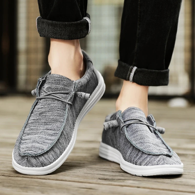 Summer Men’s Casual Shoes Breathable Mesh Sneakers Outdoor Lightweight