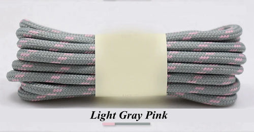 1Pair Round Shoelaces Durable Polyester Shoelace Outdoor Boots