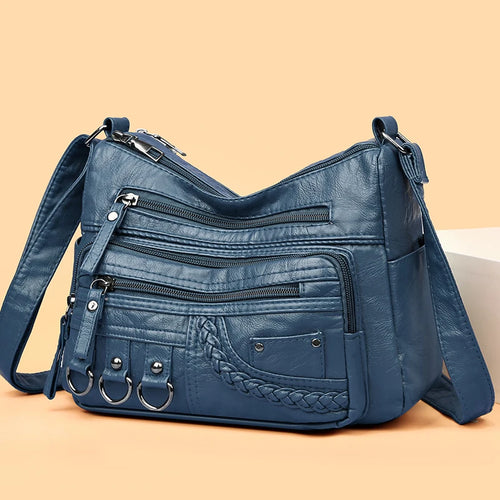 Vintage Pu Leather Luxury Purses and Handbags 2023 High Quality