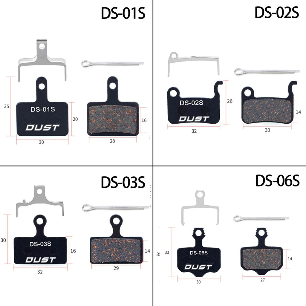 2 Pair (4pcs) MTB Bicycle Hydraulic Disc Ceramics Brake Pads For B01s