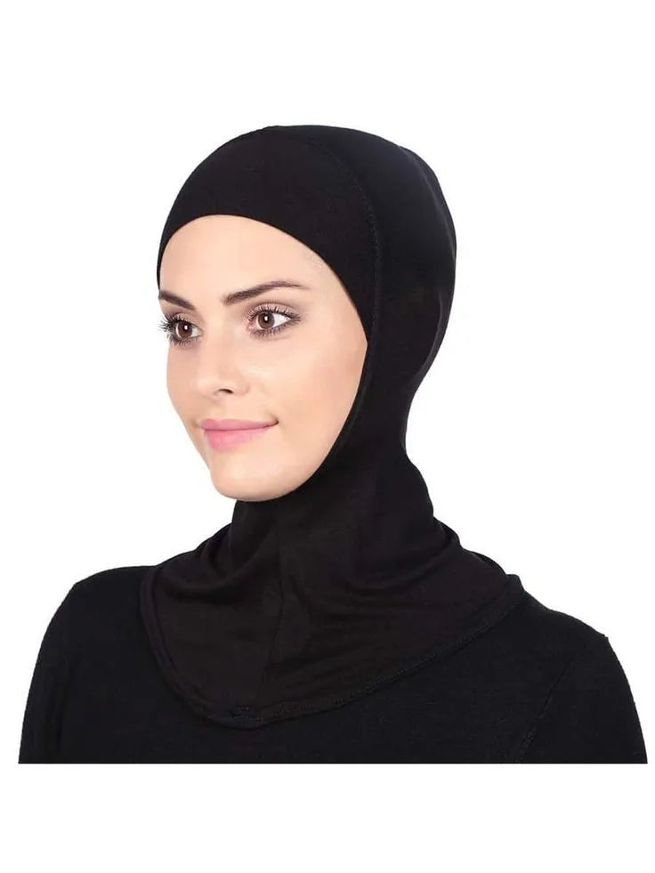 Ready To Wear Inner Cap Hijab for Women Muslim Solid Underscarf Hijab