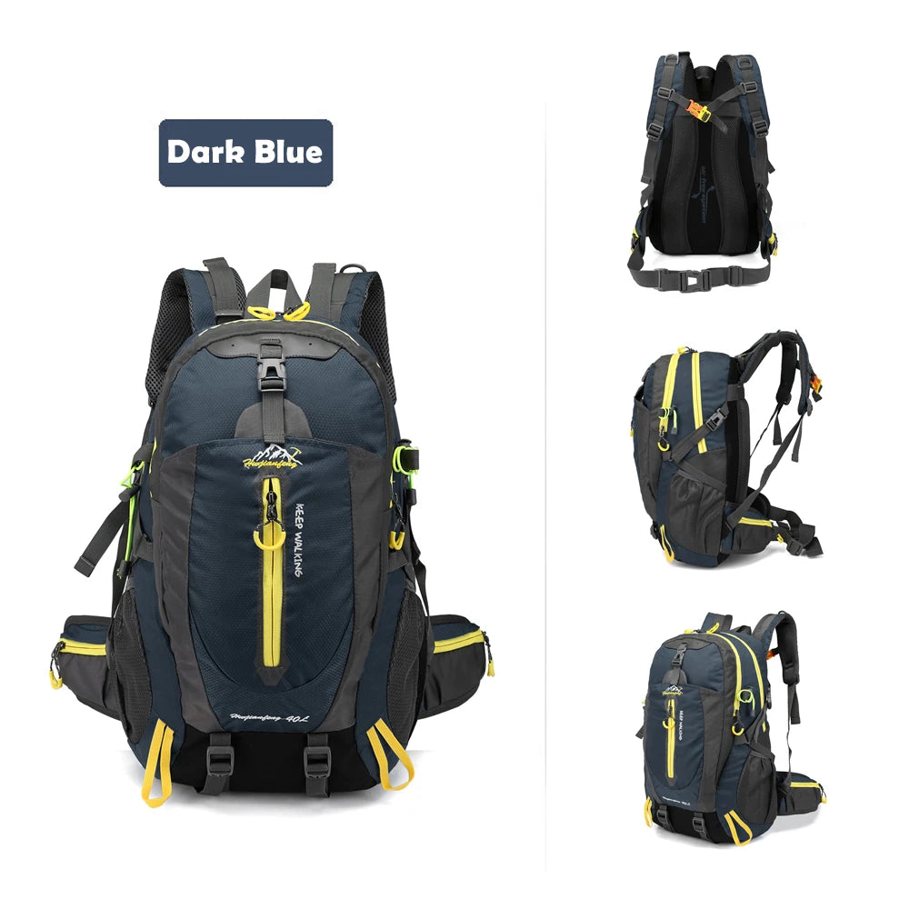 40L Water Resistant Travel Backpack Camping Hiking Laptop Daypack